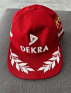 Cappello Dekra Ferrari Michael Schumacher rosso Formula 1 vintage - Foto 1 di 5