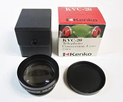 Lente de conversión teleobjetivo convertidor Kenko KVC-20 Foto 1 de 4