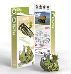 EUGY 3D Tricera Dinosaur No.6 Model Craft Kit - Picture 1 of 3