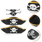  4 Pcs Pirate Party Favors Accessories for Men Captain Hat Hallowen Costume