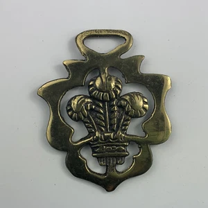 Vintage Brass Medallion Horse Bridle Decoration  - Sheaves of Wheat Design - Picture 1 of 4