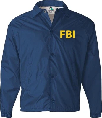 FBI jacket with Reflective Decorations, Burt Macklin Costume. - Image 1 of 4