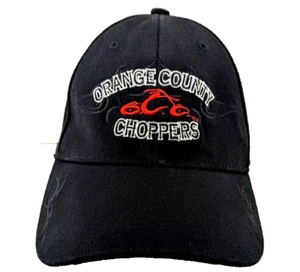 OCC Orange County Choppers Stretch Fit Baseball Cap Embroidered Logos One Size - Picture 1 of 10