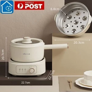 Bear 2.5L Split Type Electric Hot Pot Home Kitchen Multifunc Electric Steamer AU - Picture 1 of 12