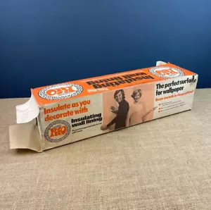 VINTAGE ROSS LITE RIO INSULATING WALL LINING 2mm-1960s ADVERTISING - Picture 1 of 7