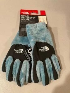 The North Face Girls Osito Etip Glove NWT Windmill Blue Size Medium - Picture 1 of 3