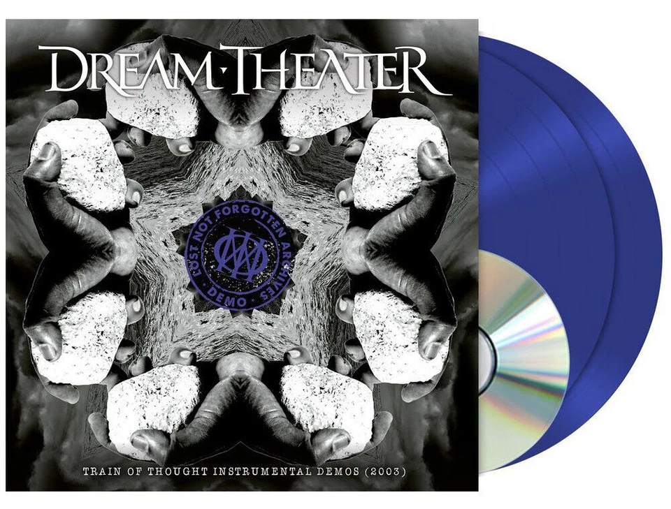 DREAM THEATER-TRAIN OF THOUGHT INSTRUMENTAL DEMOS, BLUE vinyl 2LP+CD, 500 COPIES Foto 1 de 1