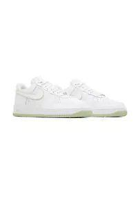 Nike Air Force 1 '07 Low White Honeydew Green Outline DV0788-105 SZ 9.5 Men - Picture 1 of 5