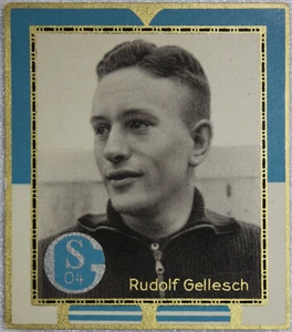 FOOTBALL KÖNIG FUSSBALL 1938 BILD † RUDOLF GELLESCH 20 A-LS DFB FC SCHALKE 04 - Bild 1 von 2