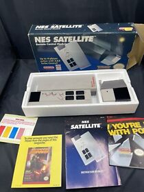 NES Satellite Remote Control Module Original Nintendo Complete CIB Authentic