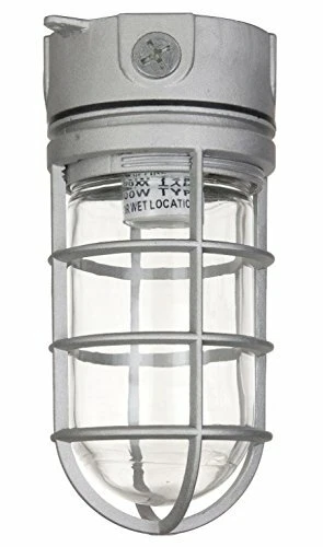 LED Vandal Resistant Security Light With Ceiling Mount (LED - Silver) - Image 1 of 1