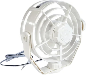 003361022 '3361 Series' 12V DC 2 Speed Turbo Fan with White Housing - Picture 1 of 11