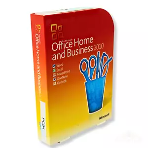 Microsoft Office 2010 Home & Business CD/DVD | Full Retail Version | English - Picture 1 of 6