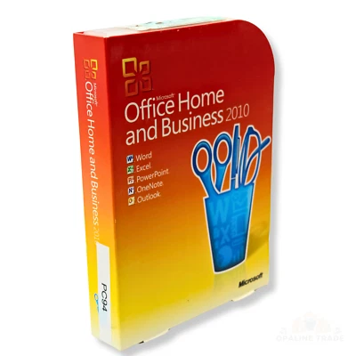 Microsoft Office 2010 Home & Business CD/DVD | Full Retail Version | English - Image 1 of 4