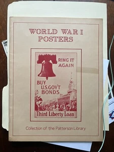 1970s World War I Posters Collection Of The Patterson Library - Picture 1 of 2