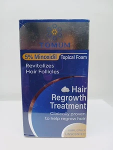 60 mL 5% Minoxidil Topical Foam Hair Regrowth Treatment Unscented exp. 12/25 - Picture 1 of 3