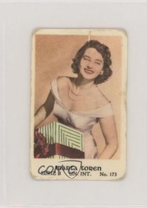 1952 Dutch Gum Serie B Marta Toren #173 f5h