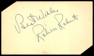 Robin Roberts SIGNED 3X5 INDEX CARD AUTHENTIC AUTOGRAPH Philadelphia Ph ID:73645 - Picture 1 of 2