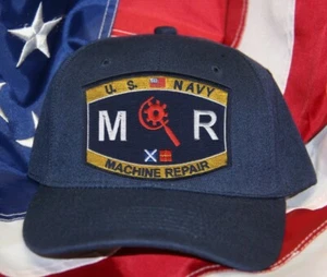 NAVY RATING MR MACHINE REPAIR UNITED STATES NAVY SEAL NAVY HAT PATCH - Picture 1 of 16