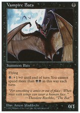 Magic the Gathering MTG Vampire Bats (202) Fifth Edition   NM