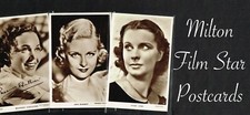 MILTON (UK) - 1930s Vintage ☆ FILM STAR ☆ Postcards #121 to #189 & #B1 to #B45