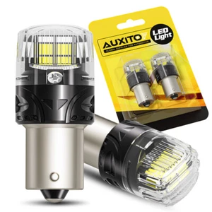 AUXITO 1156 7506 LED DRL Daytime Running Light Bulbs Cool White 6500K Bright EAA - Picture 1 of 10