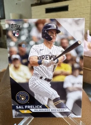 Sal Frelick 2024 Topps Flagship Collection #2 RC Brewers EXCLUSIVE Costco - Image 1 of 2