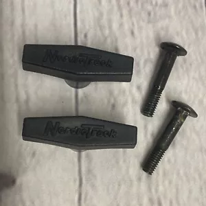 Lot of 2 NordicTrack Ski Machine Skier Adjustment T Knobs Replacement Parts - Picture 1 of 14