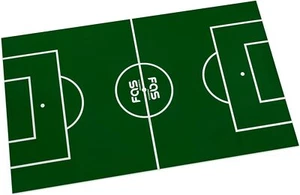 CAMPOGIOCO CALCIOBALILLA FAS UNIVERSALE SOTTOVETRO CARTONCINO VERDE BILIARDINO - Foto 1 di 6