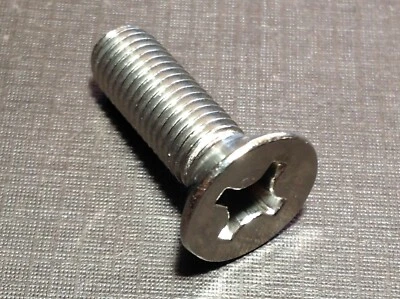 1 pieza 5/16-24 x 1" Phillips cabeza plana acero inoxidable máquina tornillo GM Buick Foto 1 de 4