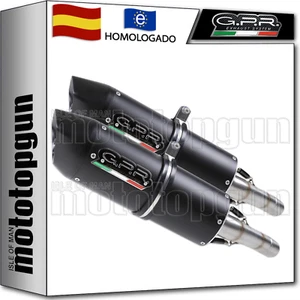 GPR 2 ESCAPE HOM FURORE NEGRO DUCATI MONSTER 696 2012 12 2013 13 2014 14 - Imagen 1 de 3