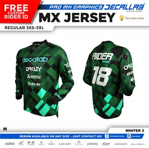 Camiseta de carreras Decallab Motocross MX BMX DH - Imagen 1 de 6