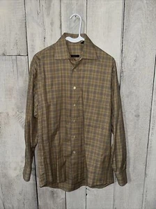 Vintage Burberry London camelbraun Nova Check Herren Hemd Größe Small - Bild 1 von 6