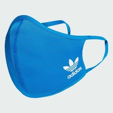 Adidas Face Cover Mundmaske Nasenmaske Gesichtsmaske Gr. XS/S Blau Waschbar 60°C