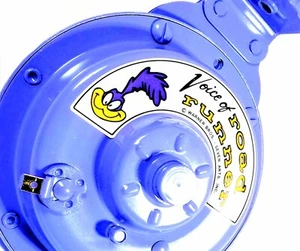 Fits 1971-74 Plymouth Road Runner BEEP BEEP Horn Purple Short Style Bracket New - Picture 1 of 12