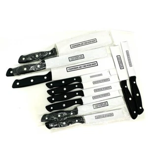 Farberware 21N769 Stainless Chef's, Santoku, Utility, Paring Knife Set, 11 Pcs - Picture 1 of 6