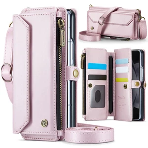 Portfel Etui do Samsung Galaxy Z Fold 6 5 4 3 5G Komórka Ochrona Pokrowiec Skórzane etui - Zdjęcie 1 z 44