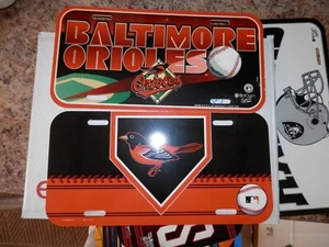 Baltimore Orioles License Plate lot (2) new vintage MLB - Picture 1 of 9