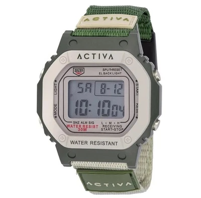 Relógio Activa X Invicta Digital Unissex - 44,5mm, Verde Oliva, Bronzeado (ACWF001) NOVO - Imagem 1 de 4