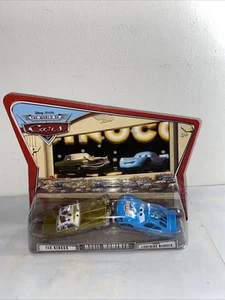Disney Pixar Cars Tex Dinoco & Dinoco Lightning McQueen 1/55 Pack Set - Imagen 1 de 3