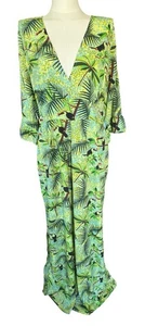 Neu mit Etikett America and Beyond leichter Tukan-Overall mit V-Ausschnitt mit Blatt Damengröße XL - Bild 1 von 15