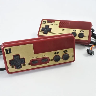 Famicom Pair of Controller Nintendo Original Control pad For Replacement 1428 - Image 1 of 4