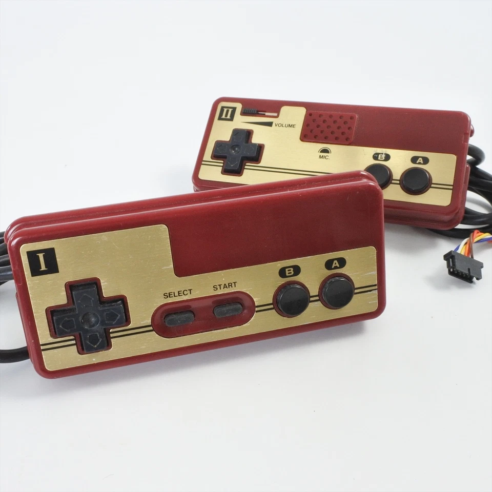 Famicom Pair of Controller Nintendo Original Control pad For Replacement 1428 - Image 1 of 4