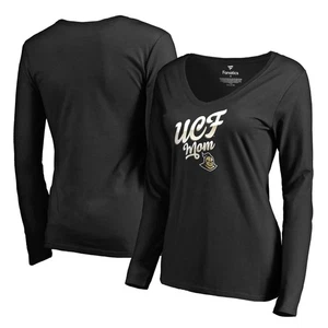 Langarm-T-Shirt Damen schwarz UCF Knights Team Mom - Bild 1 von 3