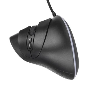 Wired Vertical Mouse Adjustable Dpi 7200 Usb Ergonomic Optical Mouse Rgb G DTS - Picture 1 of 22