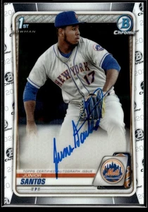 2020 Bowman Chrome #CPA-JS Junior Santos Prospect Autographs - Bild 1 von 2