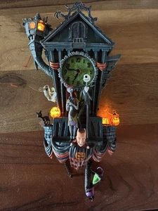 Nightmare Before Christmas Cuckoo Clock  Bradford Exchange WORKS Needs TLC REP - Picture 1 of 14