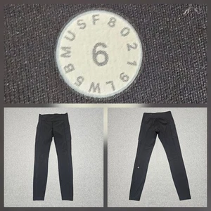 Lululemon Speed Up Tight Full On Luxtreme Women's Sz 6 Black - Picture 1 of 10