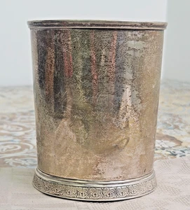 Hyde & Goodrich New Orleans Münze Silber Julep Cup verziert datiert 31.01.1856 - Bild 1 von 8