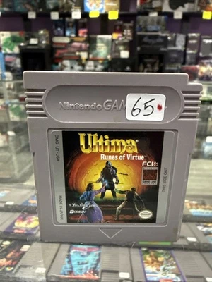 Ultima Runes of Virtue (Nintendo Game Boy, 1993) Authentic GB Tested! - Imagem 1 de 2